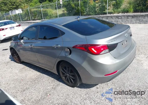 2015 Hyundai Elantra Se from USA, damaged, VIN KMHDH4AE1FU248721